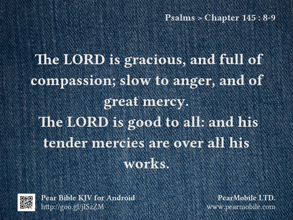 Psalms, Chapter 145:8-9